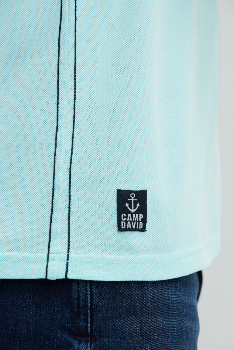 Pikee-Polo mit Logo-Stickerei