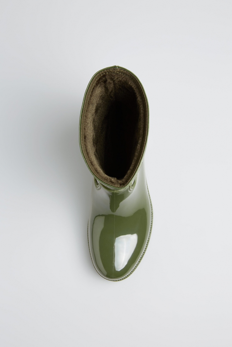 Regenstiefel mit Logo-Prägung