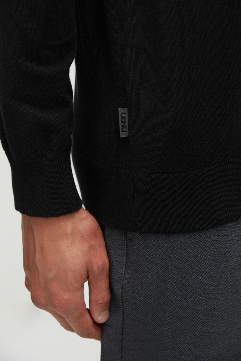 Rollkragenpullover Feinstrick