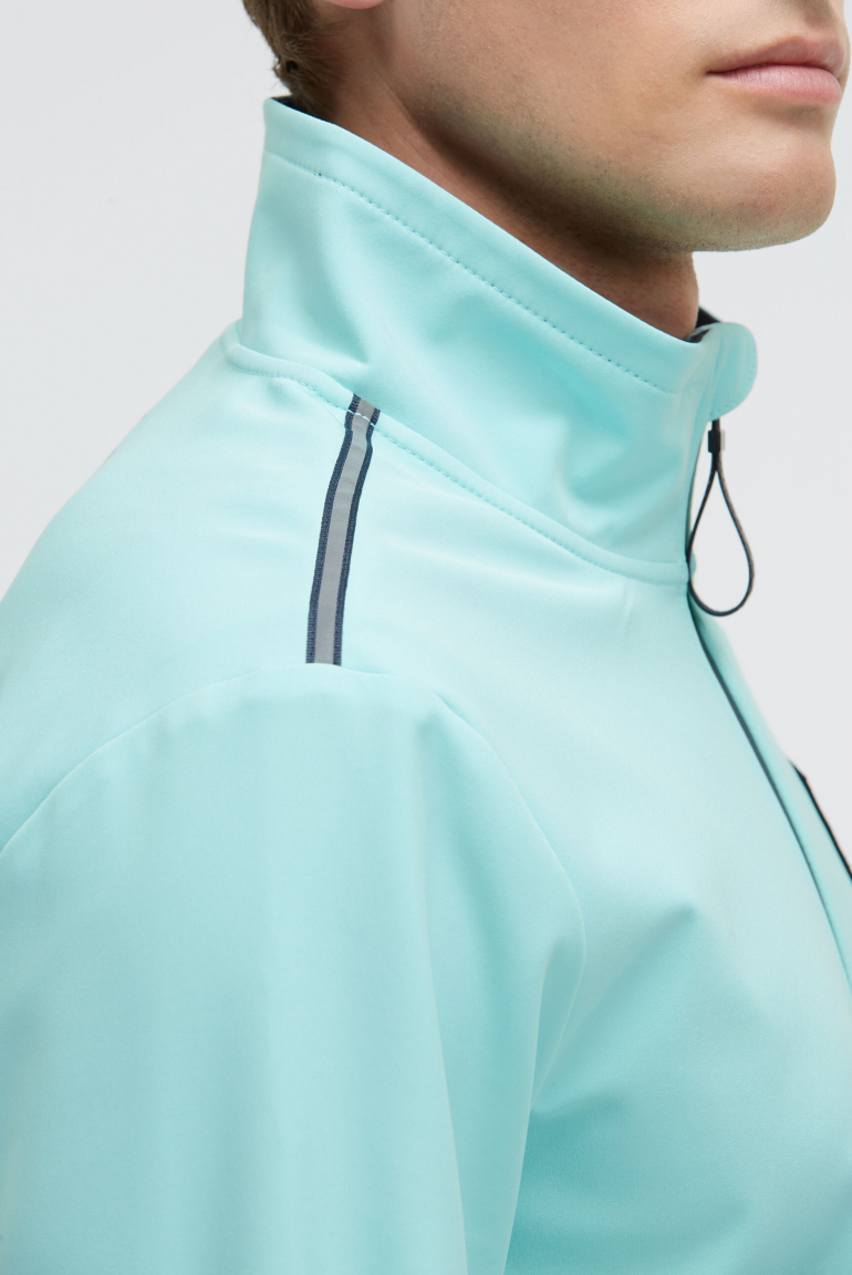 Softshelljacke mit Patch und Print