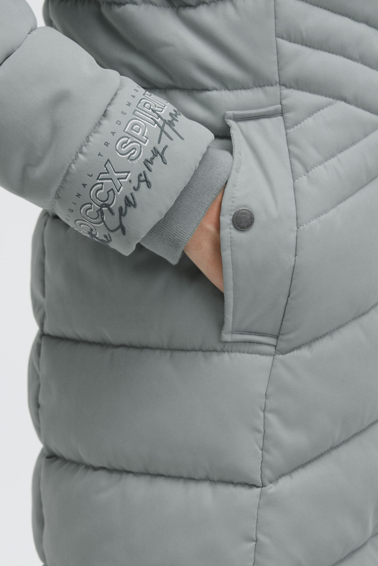 Stepp-Parka mit abtrennbarer Kapuze