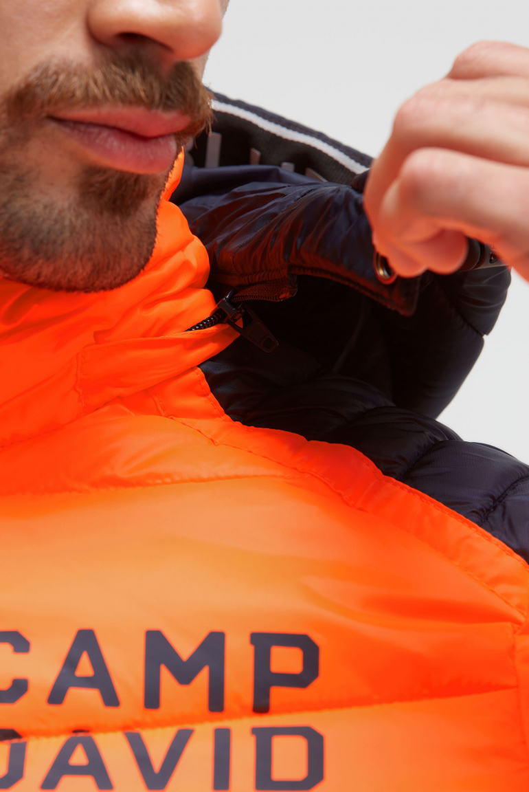 Steppjacke mit Colour-Details