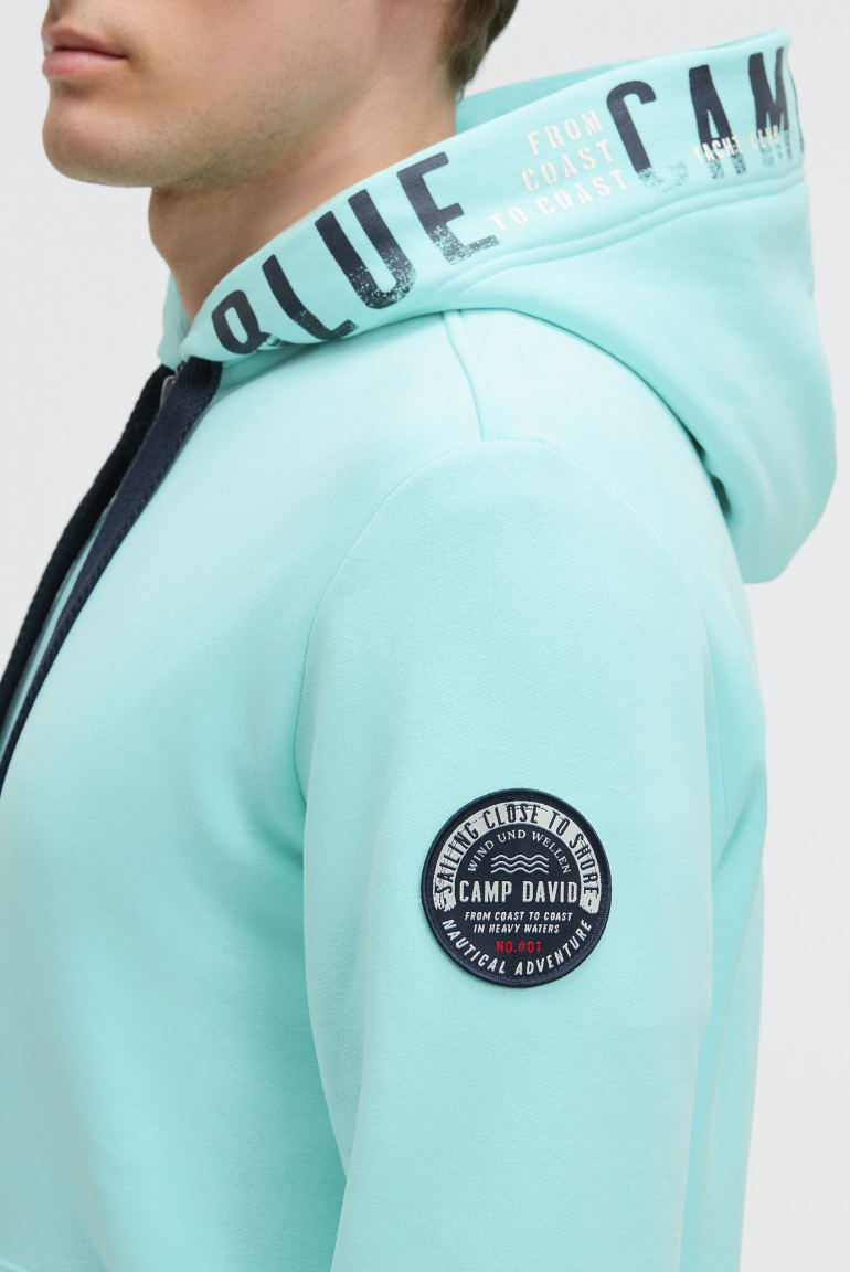 Sweatjacke mit Kapuzen-Artwork