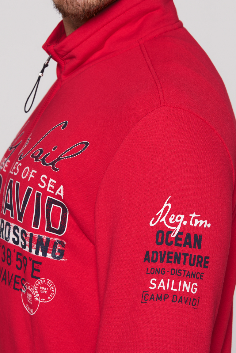 Sweatjacke mit Logo Artworks