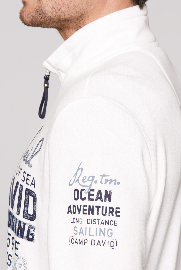 Sweatjacke mit Logo Artworks
