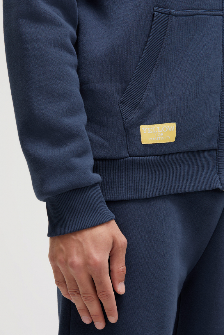 Sweatjacke mit Logo Rubber Artwork