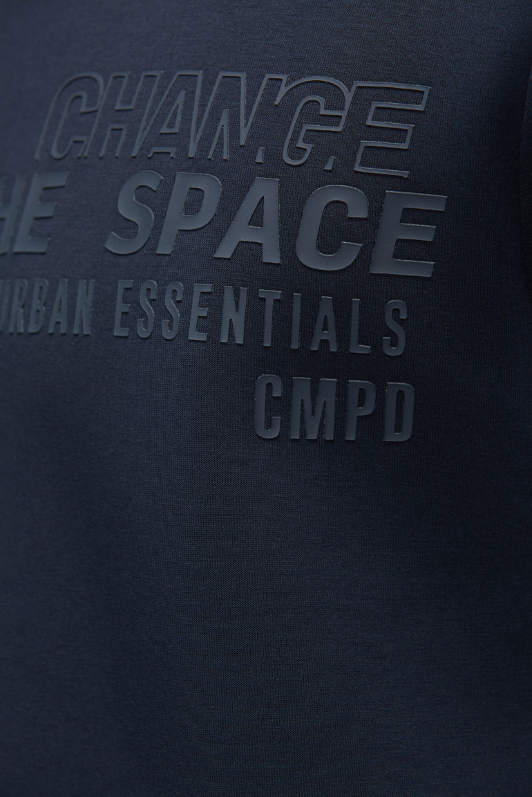 Sweatshirt in Scuba-Qualität mit Rubber Artwork