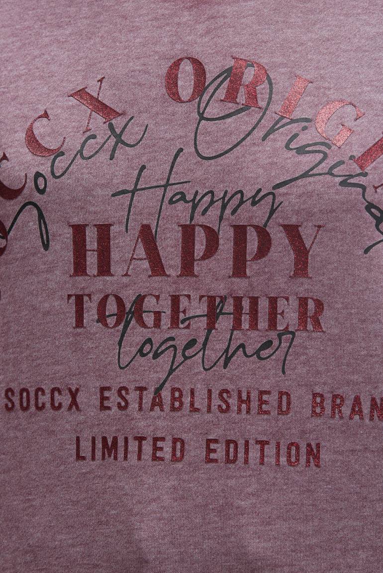 Sweatshirt mit Glitter Artwork