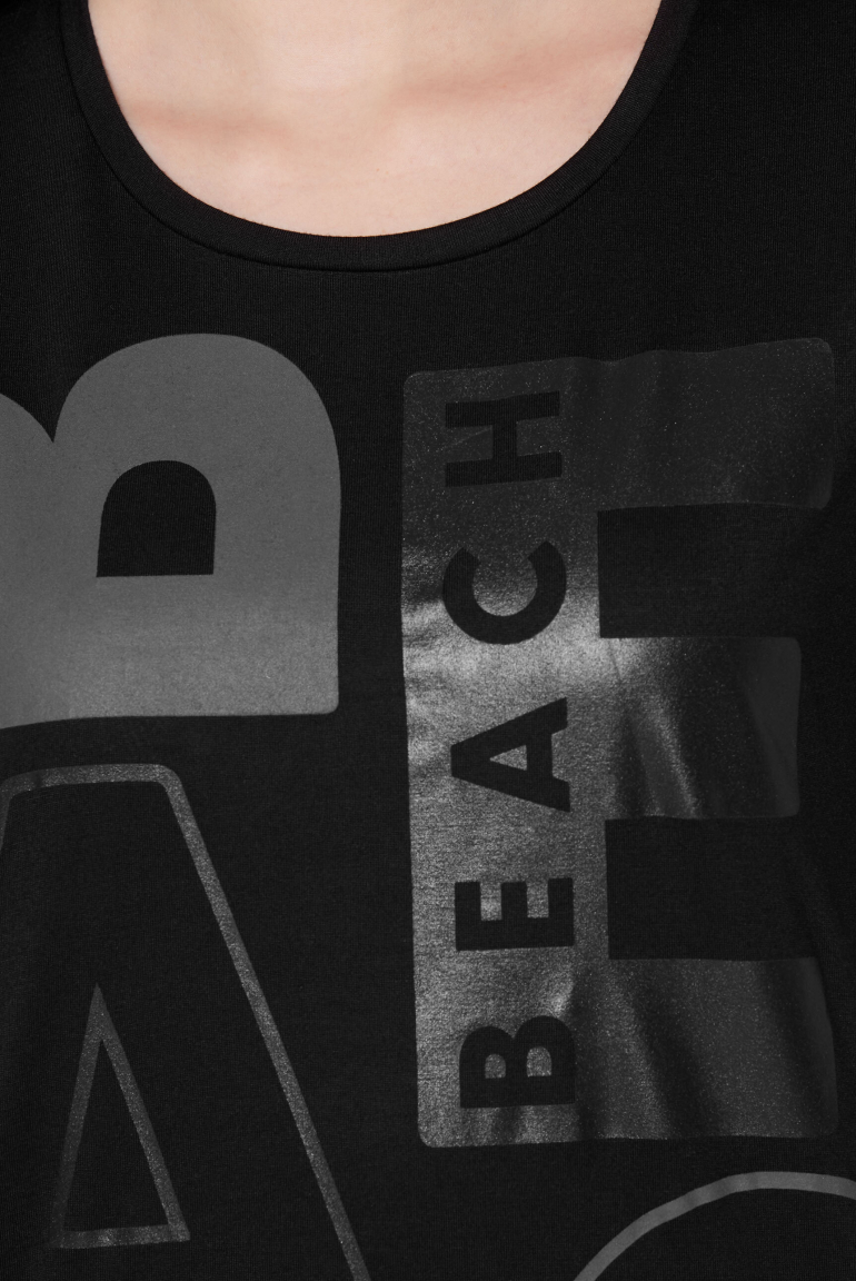 T-Shirt Loose Fit mit Beach Print