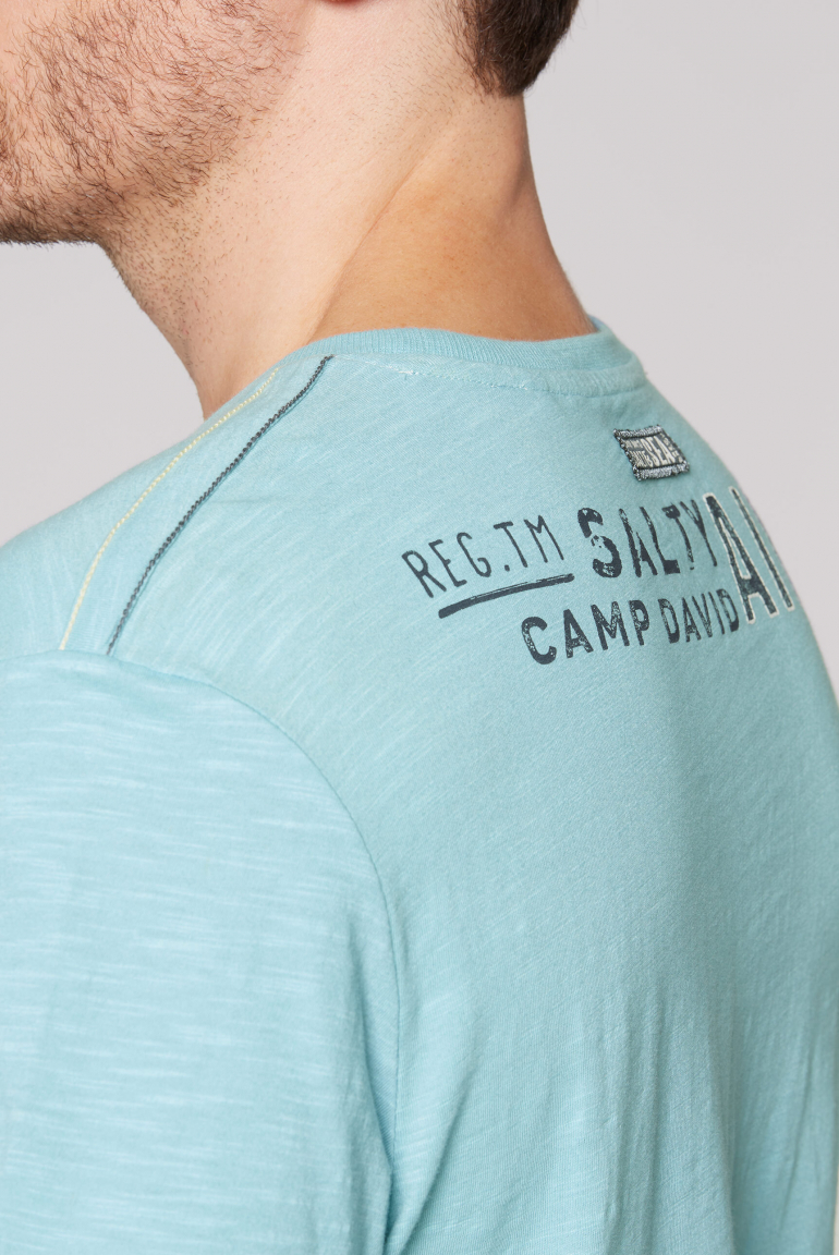 T-Shirt mit Prints im Used Look