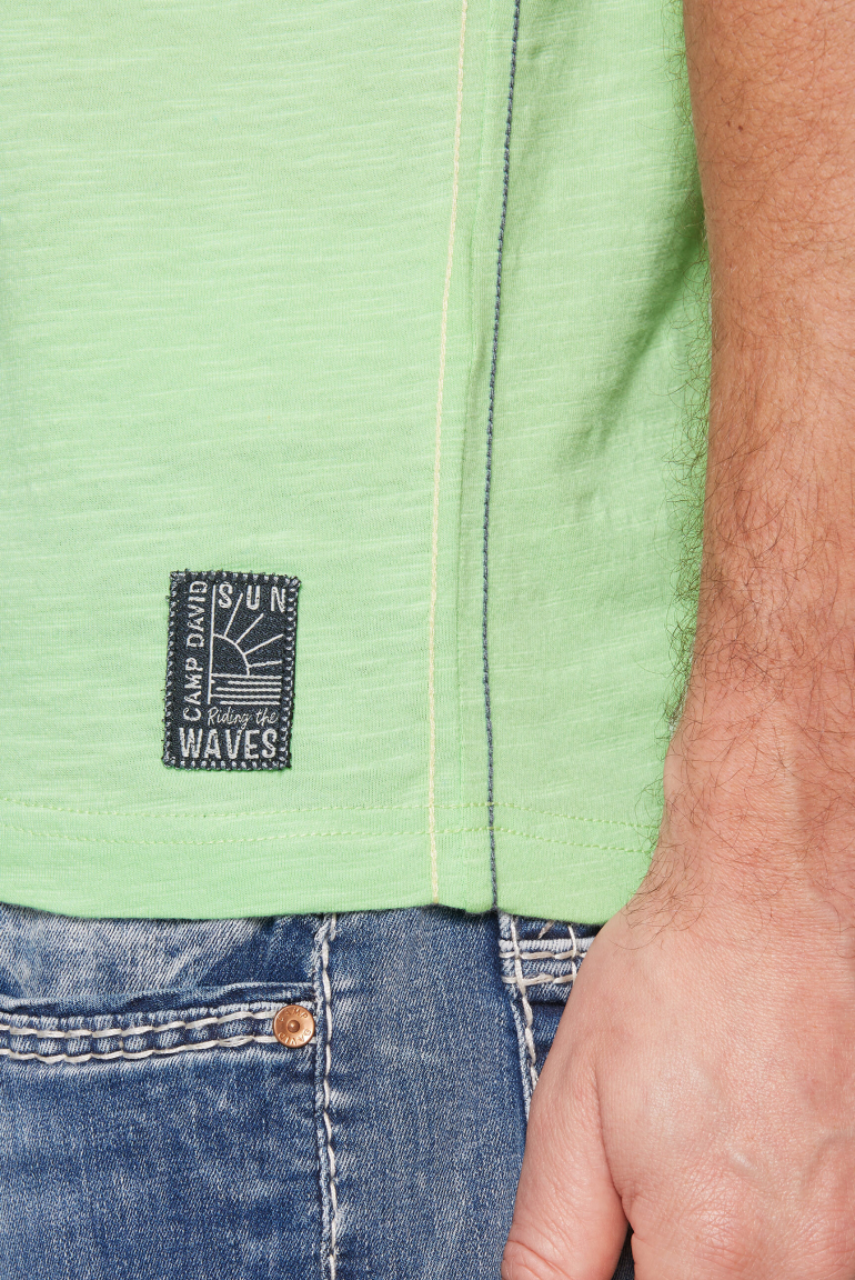 T-Shirt mit Prints im Used Look