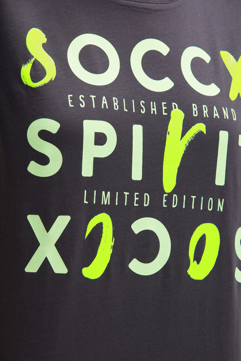 T-Shirt mit Rundhalsausschnitt und Artwork