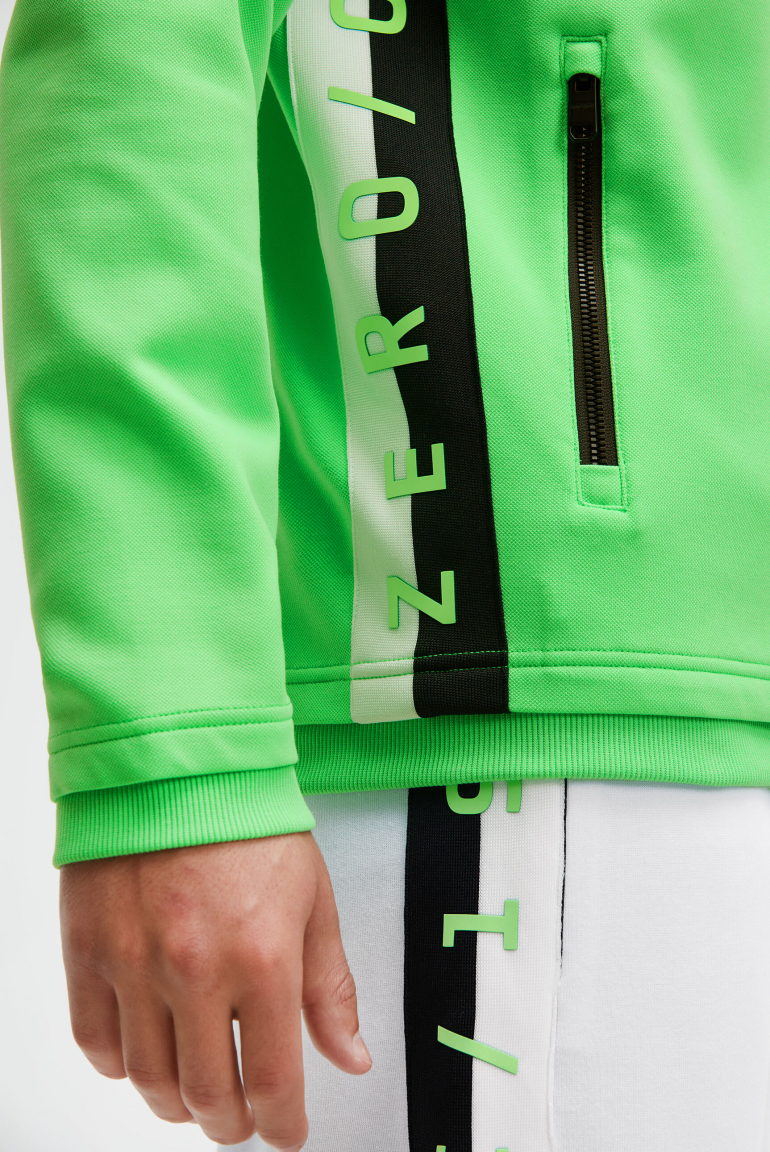 Trainingsjacke aus Interlock mit Logo Artworks