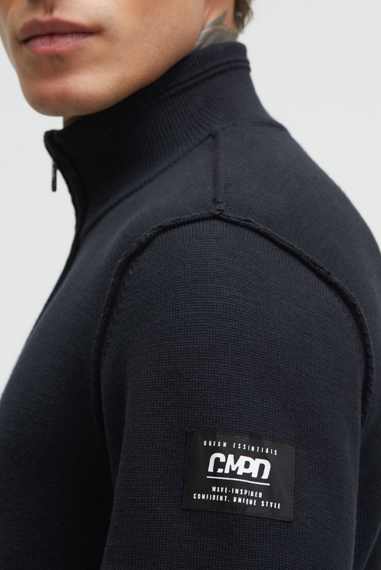 Troyer-Pullover mit Zipper