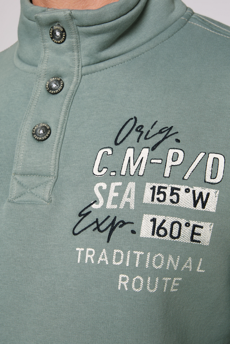 Troyer-Sweatshirt mit Logo Artworks