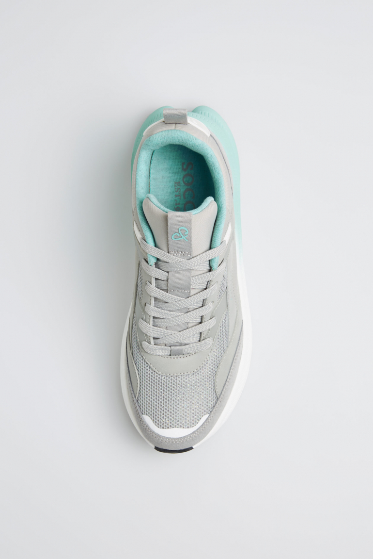 Wedge Sport Sneaker mit Dip-Dye-Sohle