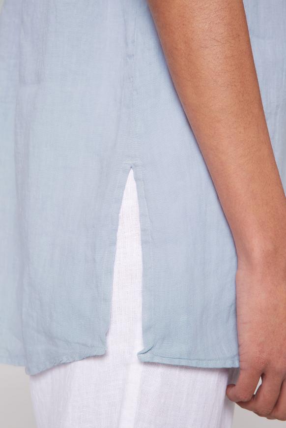 Ärmellose Bluse aus Leinen