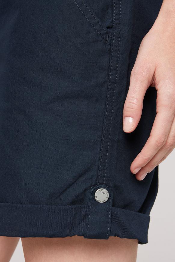 Bermuda-Shorts mit Turn-Up-Saum