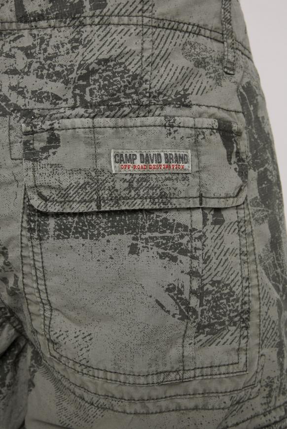 Cargo Shorts mit All Over Print