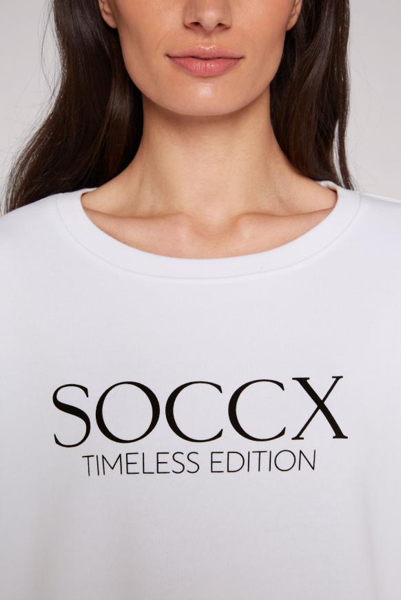 Classic Oversized Sweatshirt mit Logo Print