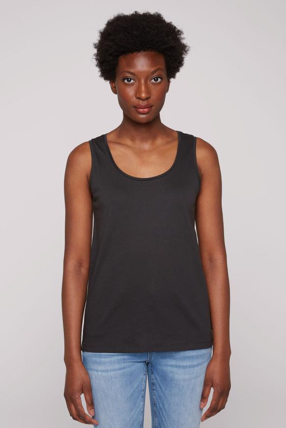 Cropped Mesh-Pullover mit Top, 2-in-1