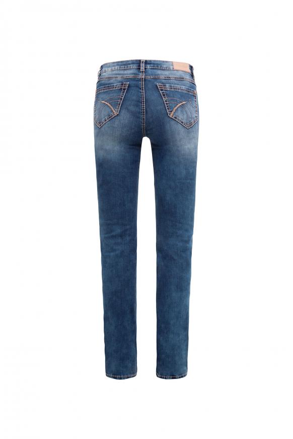 Dark Stone Used Denim RO:MY mit geradem Bein
