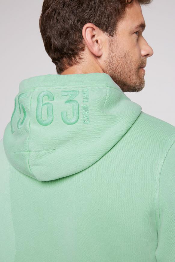 Hoodie mit toniger Logo-Stickerei