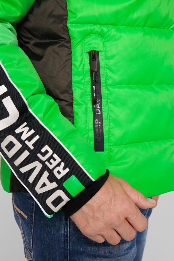 Jacke im Ski-Design mit Logo Artwork