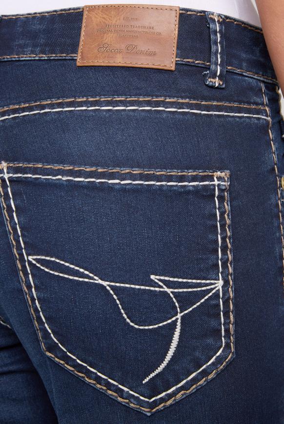 Jeans MI:RA mit Kontrastnähten