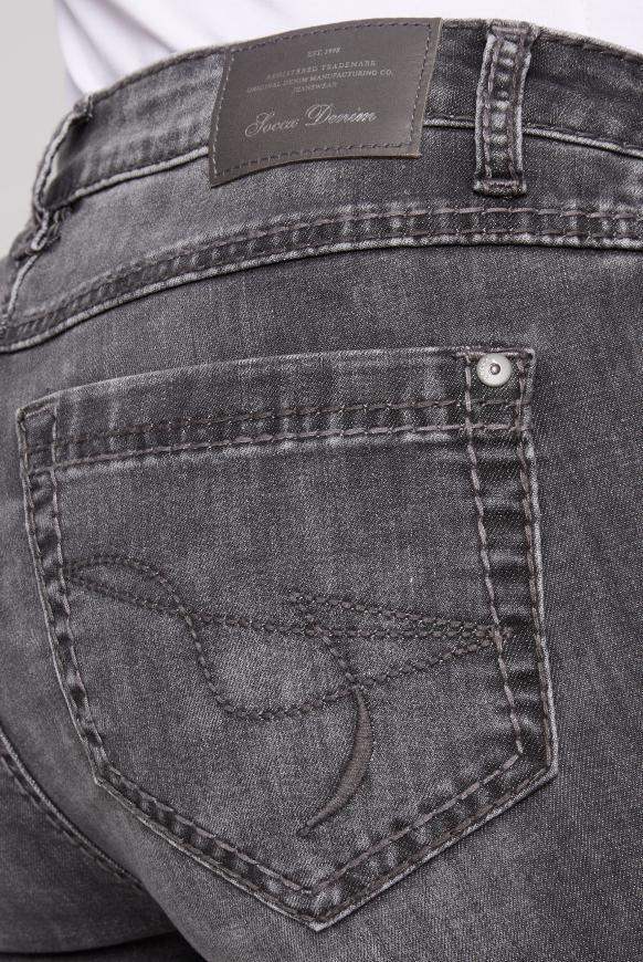 Jeans RO:MY mit Bleaching-Effekten