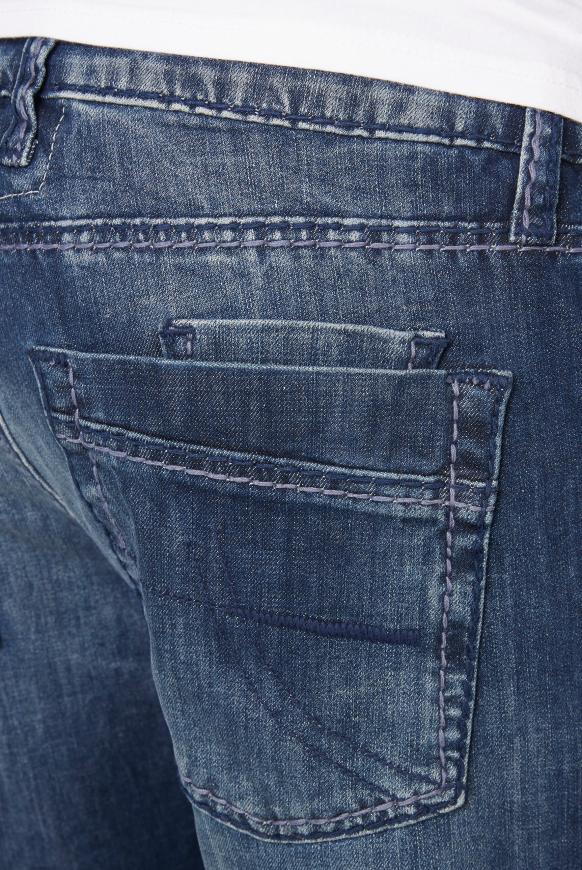 Jeans RU:SL Regular Fit mit Destroy-Effekten
