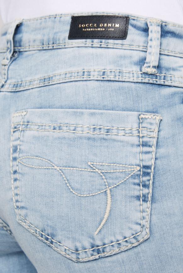 Jeans Shorts RO:MY mit Turn-Up-Saum