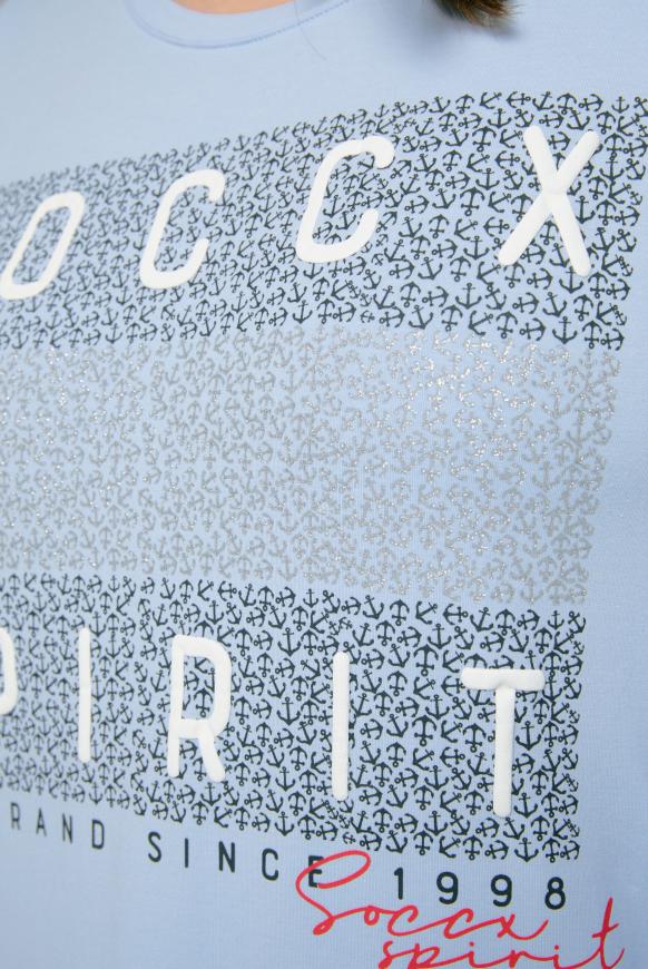 Langarmshirt mit Logo Print