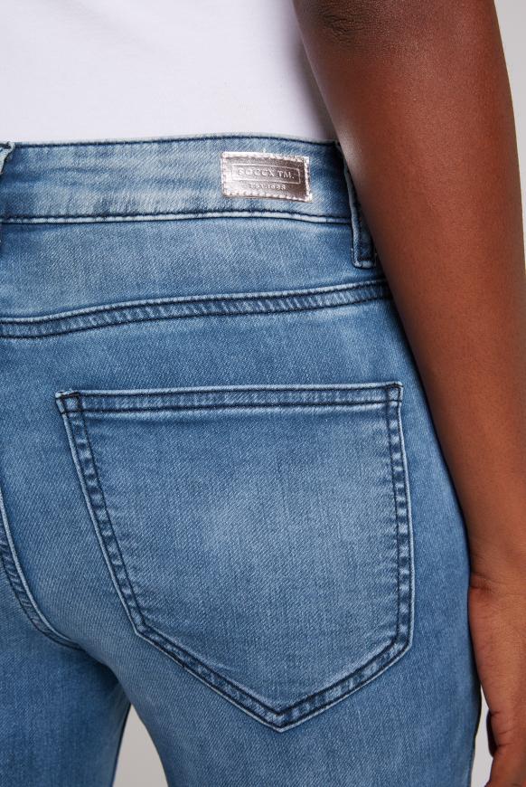 MI:RA Jogg-Denim mit Knopfleiste