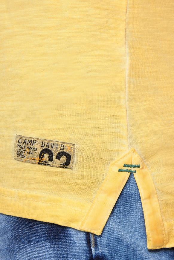 Polo im Vintage Look mit Tapes und Prints