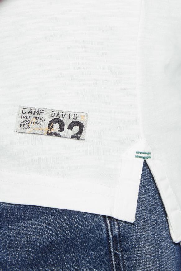Polo im Vintage Look mit Tapes und Prints
