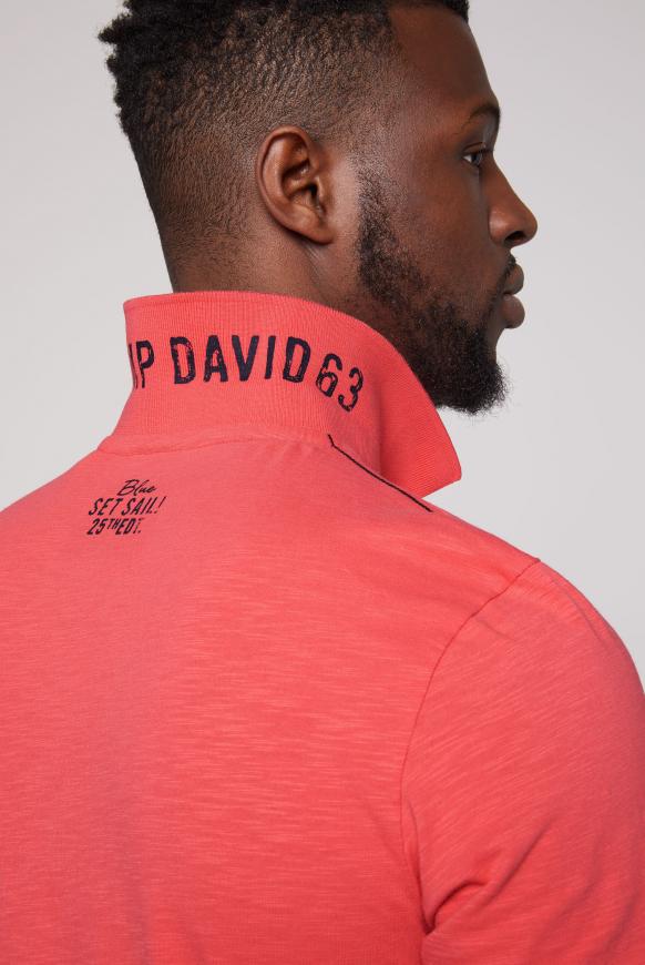Poloshirt mit Logo-Applikationen