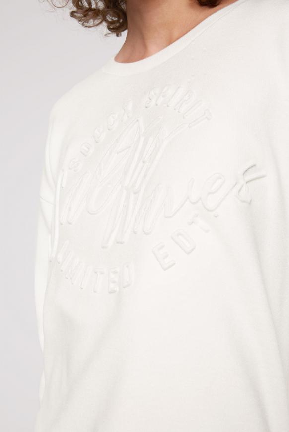 Pullover mit Prägedruck