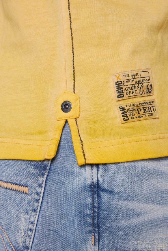 Rundhalsshirt mit beidseitigen Logo Prints