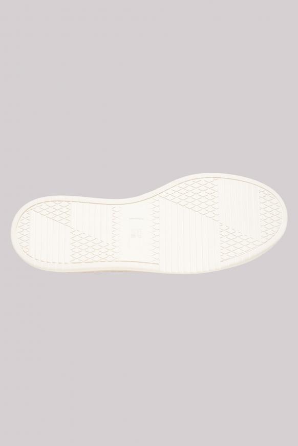 Schnür-Schuh aus Leder im Mokassin-Stil