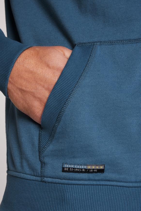 Sweatjacke mit Label-Applikationen
