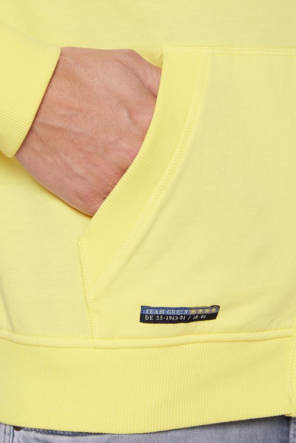 Sweatjacke mit Label-Applikationen