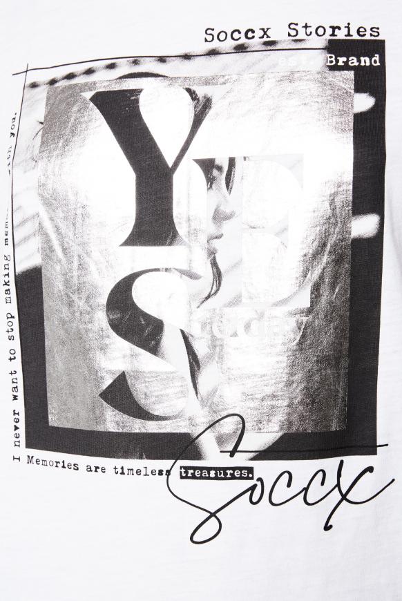 T-Shirt mit Kunstdruck