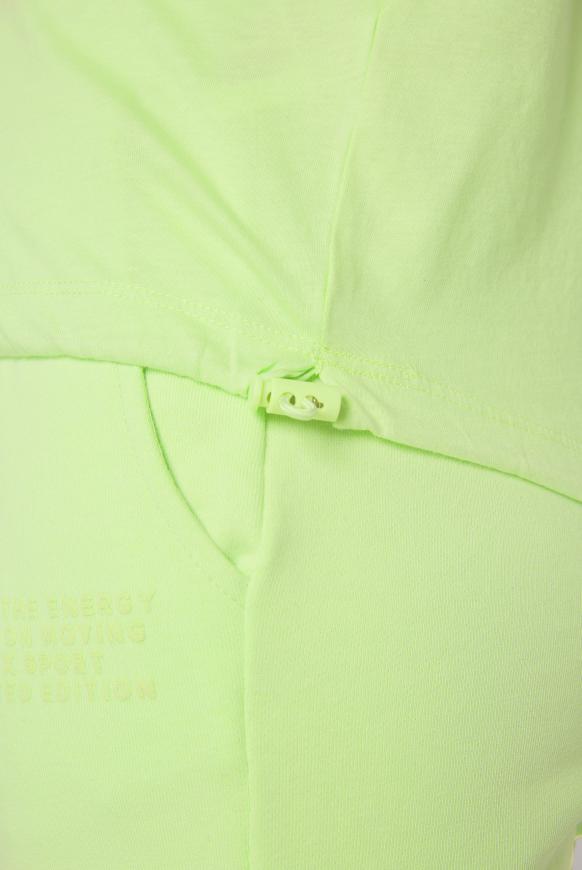 T-Shirt mit verstellbarem Gummizugsaum