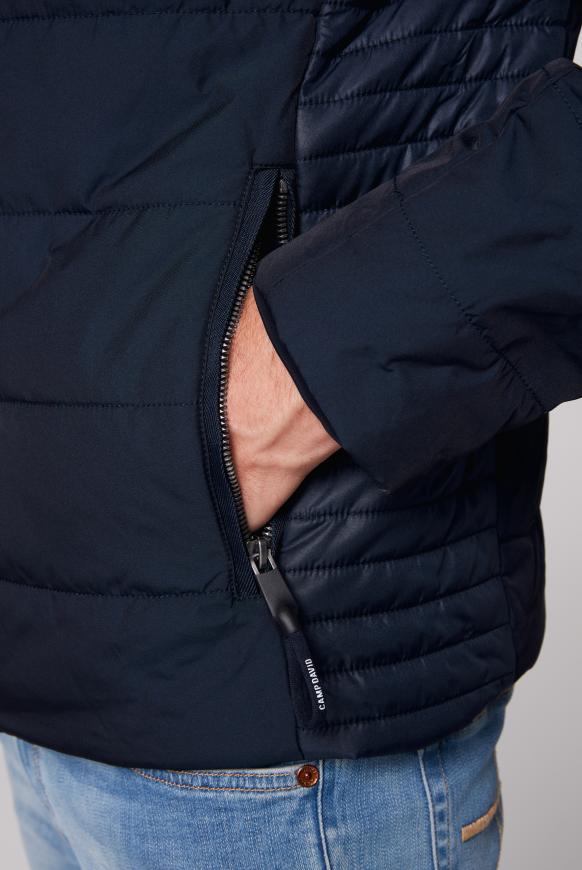 Winterjacke im Biker Look
