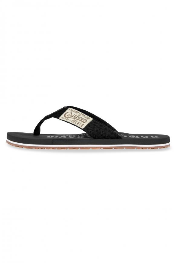 CAMP DAVID & SOCCX | Zehentrenner mit Label-Patches black
