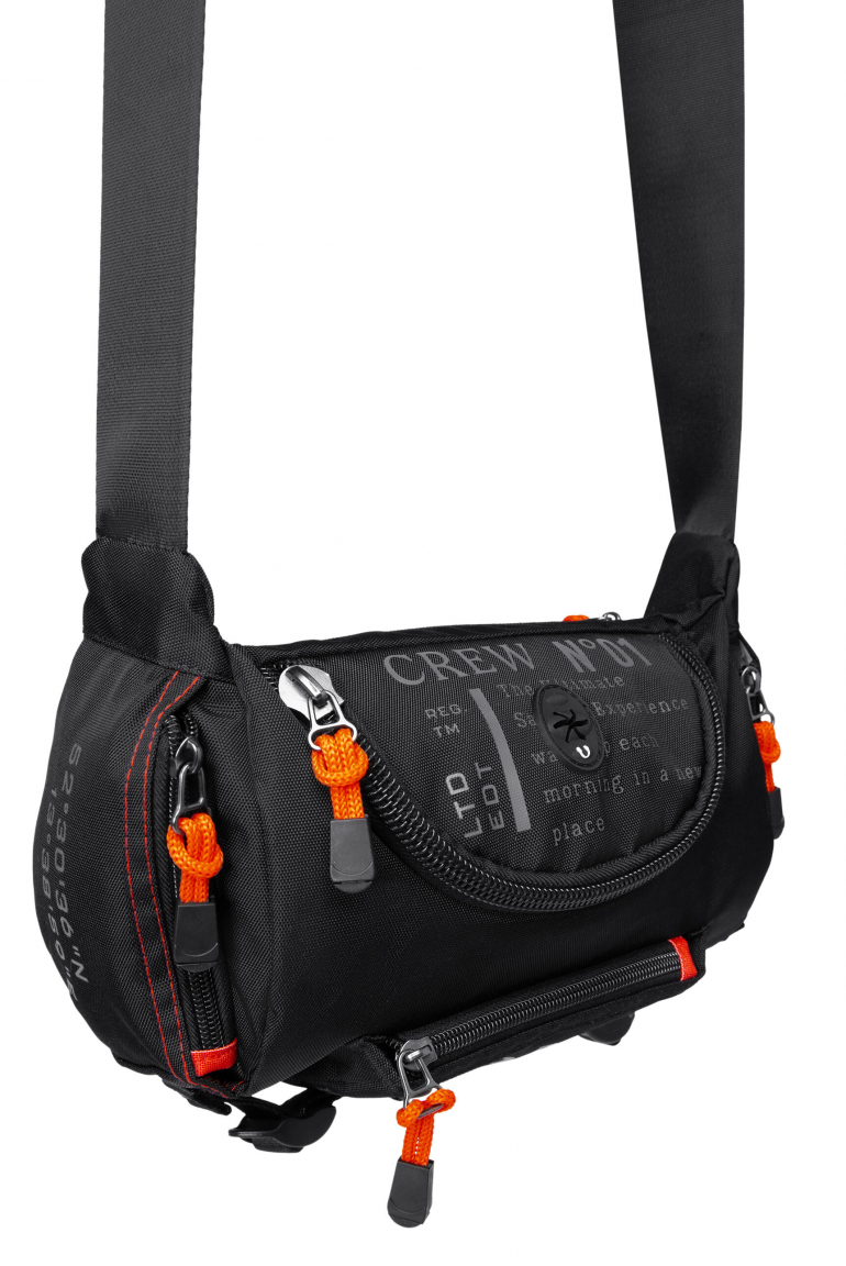 Crossbody Bag mit Label Prints