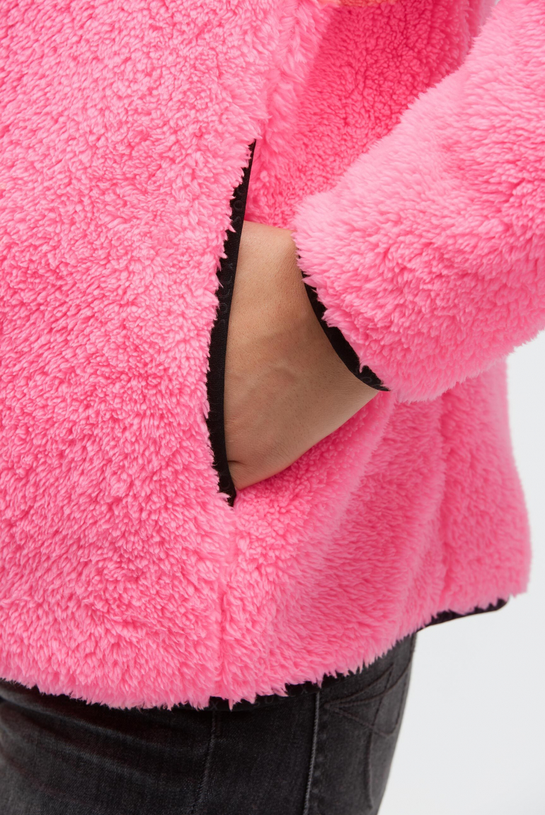 Fleecejacke mit Sherpa-Optik
