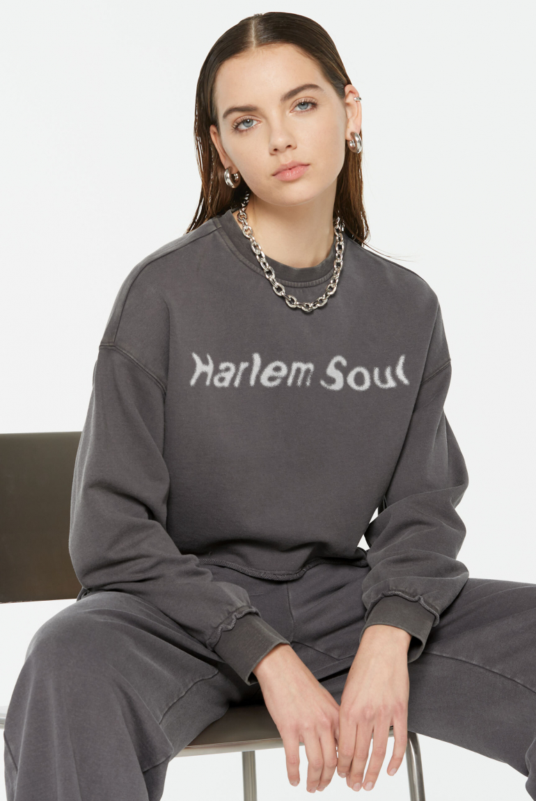 LO-LA Cropped Sweatshirt printed