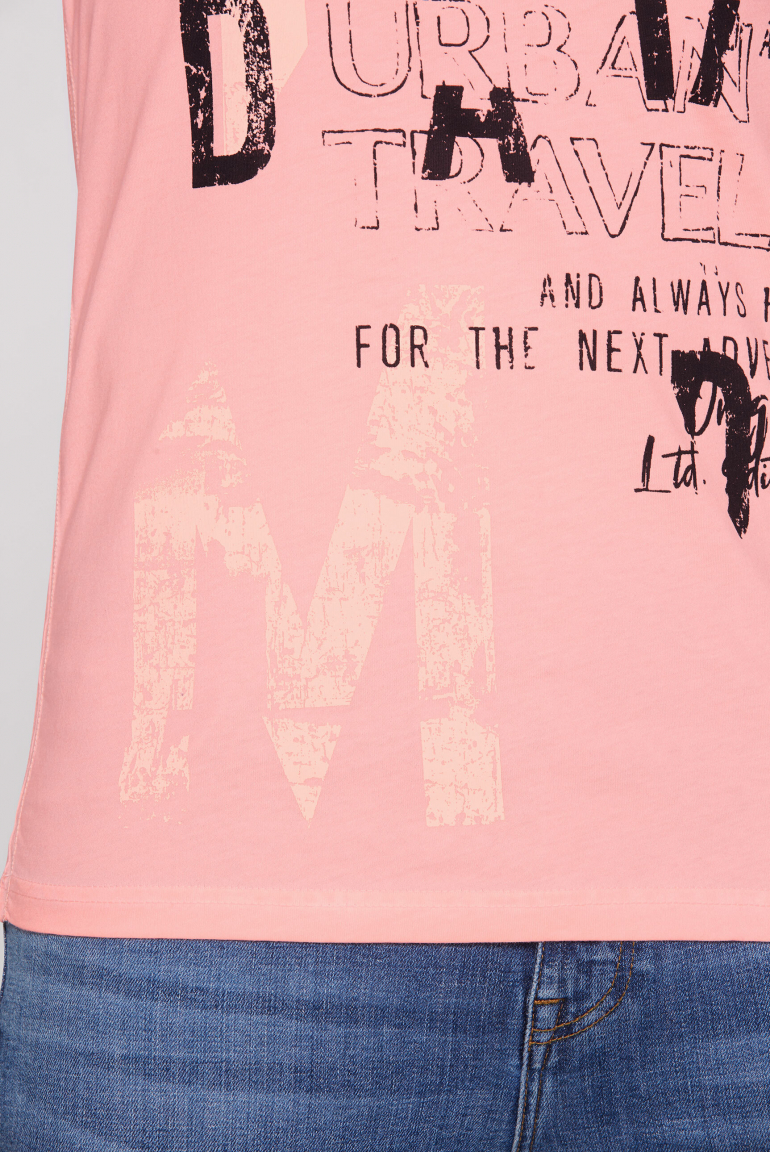 Muskelshirt mit Print im Used Look